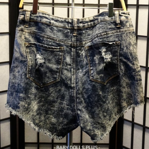 18 Denim Jean Blue Shorts - Picture 4 of 4